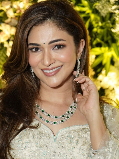 Viridian Charm Necklace Set