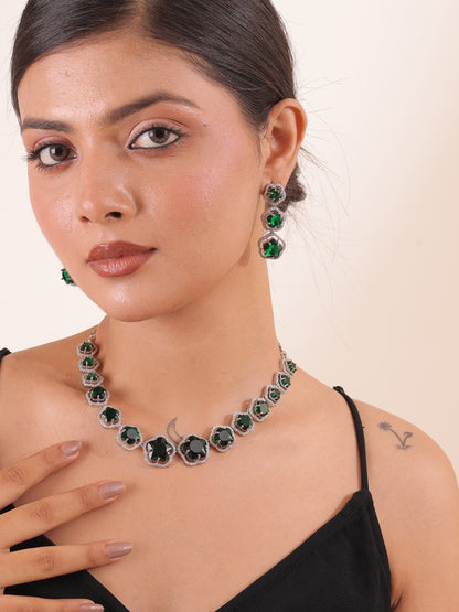 Emerald Dusk Necklace Set