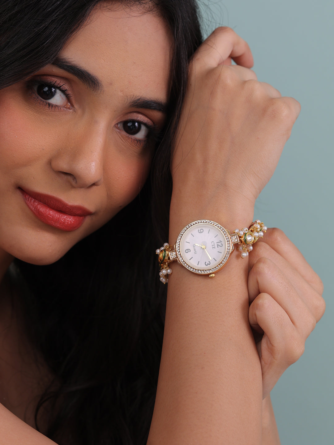 Regalith Eternal Charm Pachi Kundan Watch