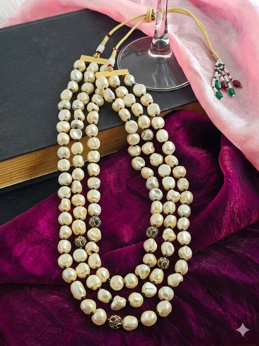 Riyana Pearl Shine Necklace