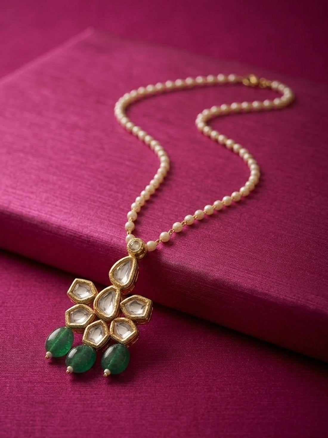 Garden Mist Kundan Necklace