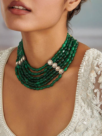 Aaradhya Quartz Kundan Choker