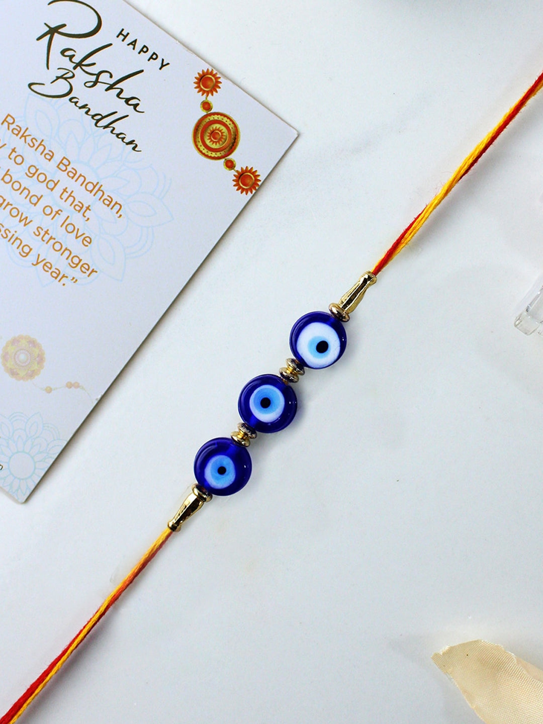 Evil Eye Crystal Rakhi