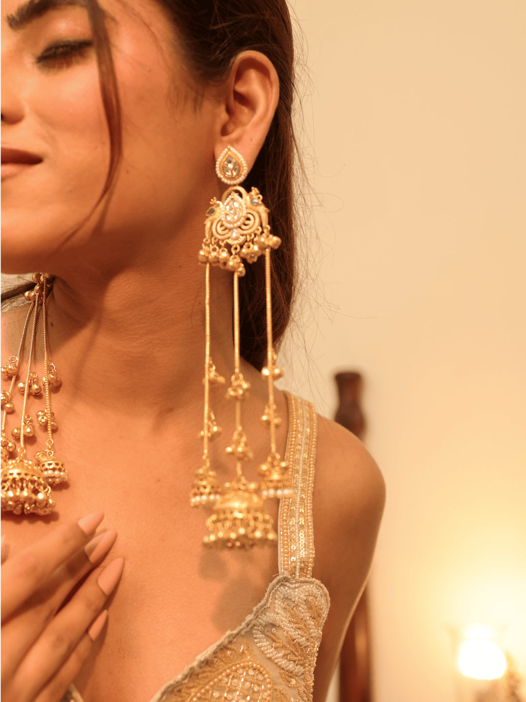 Shimmer Slide Earring