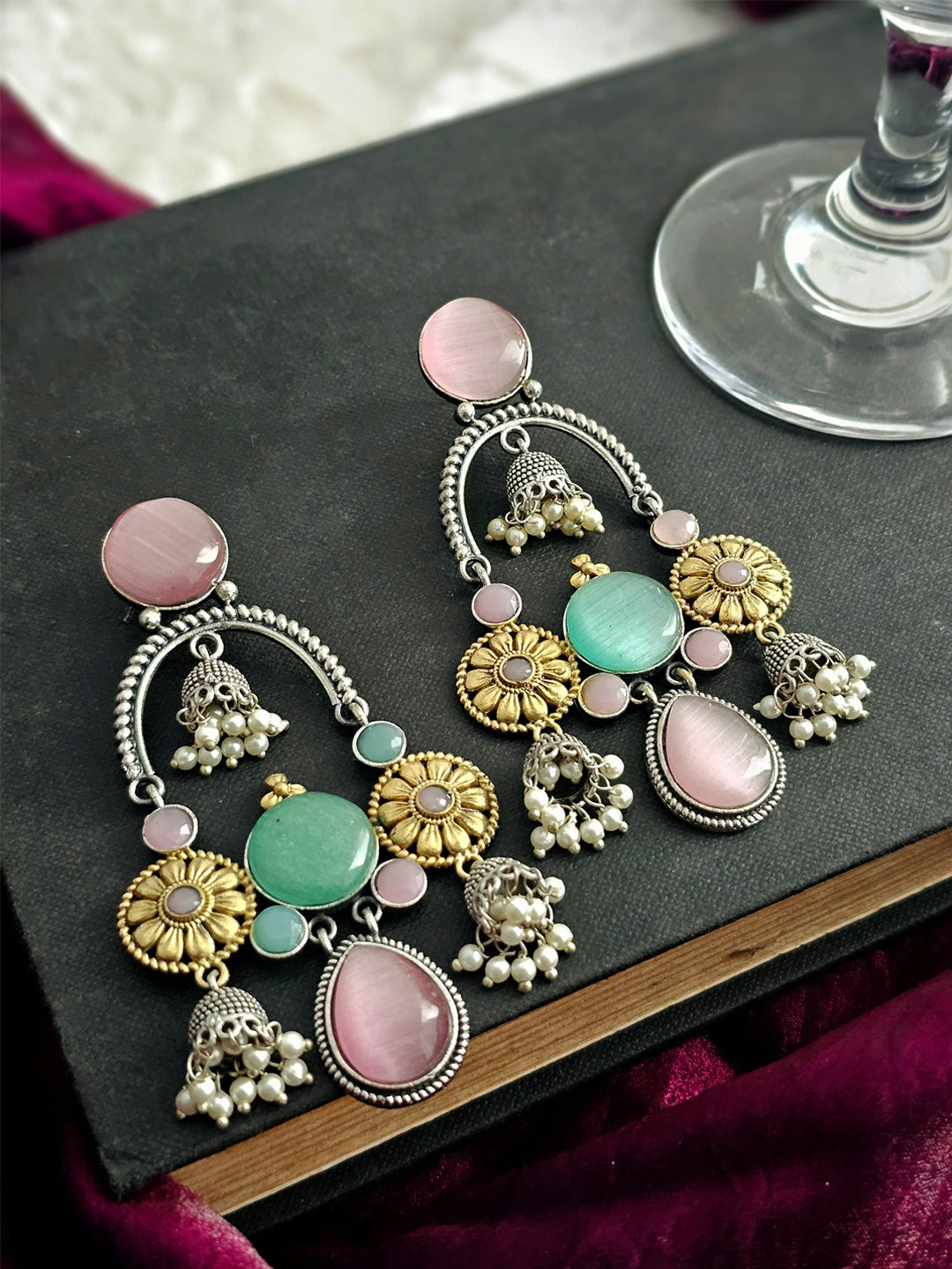 Anika Monalisa Graceful Elegance Long Earrings