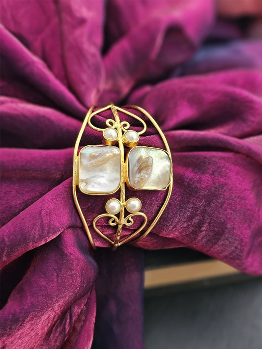 Aarini Lustrous Mother of Pearl Whisper Bracelet