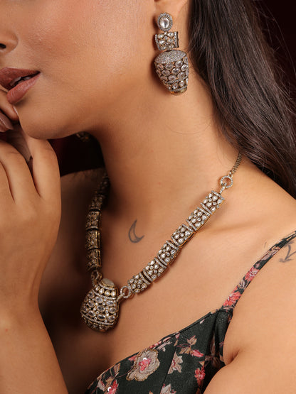 Golden Glow AD Necklace Set