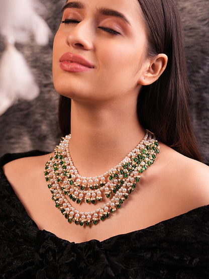 Liora Pearls & Quartz Neecklace