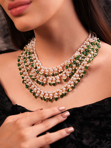 Liora Pearls & Quartz Neecklace