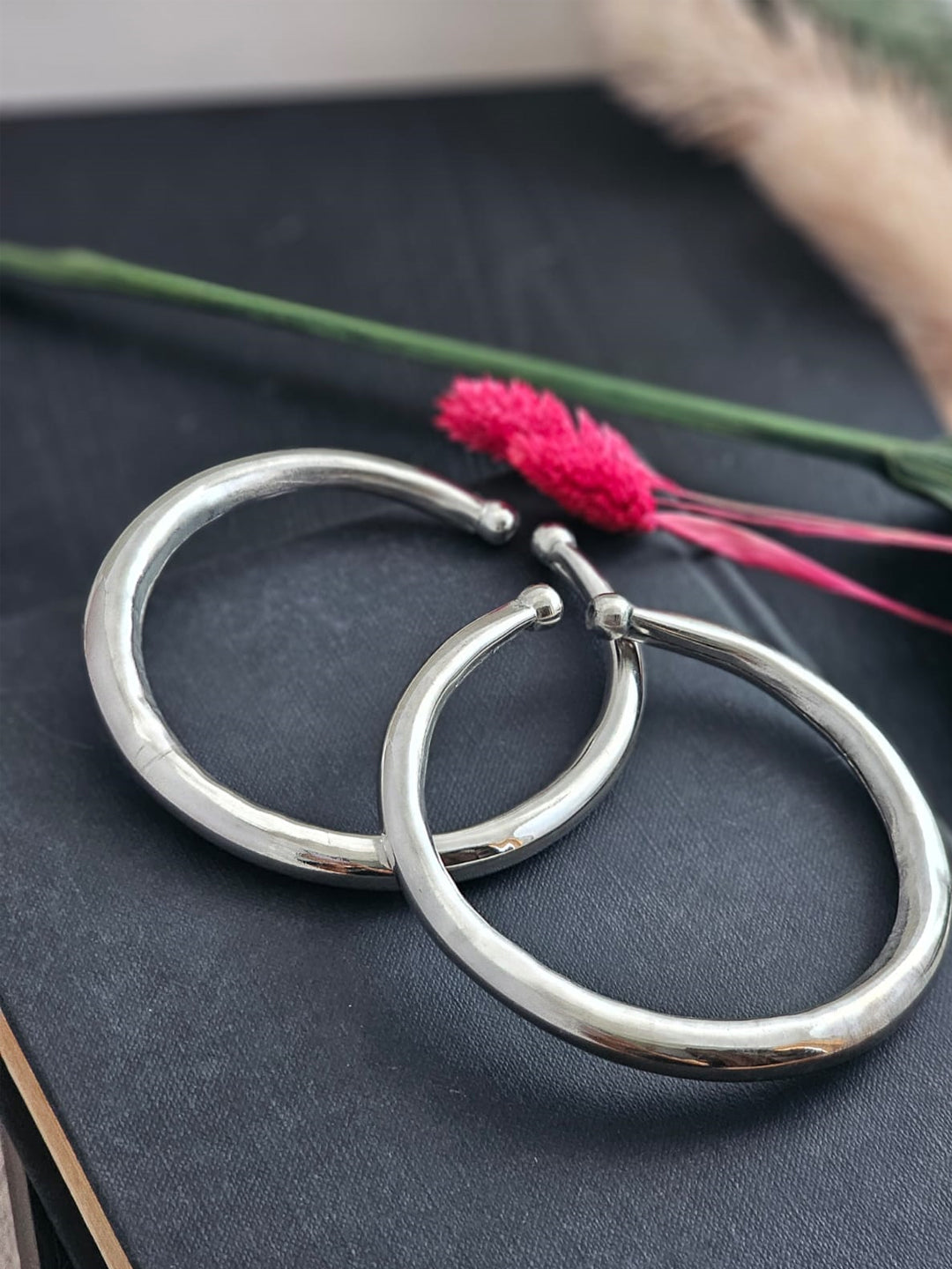 Ravina Ethereal Silver Charm Foot Kada