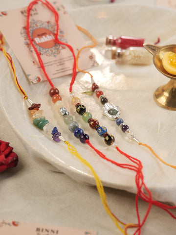 Spiritual Harmony Rakhi Combo