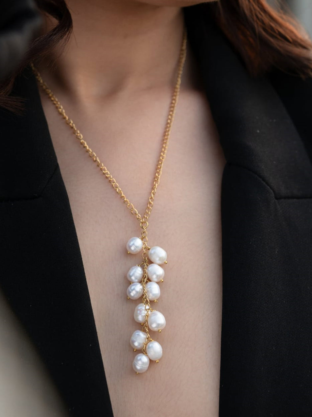 Whispering Pearl Chain Pendant
