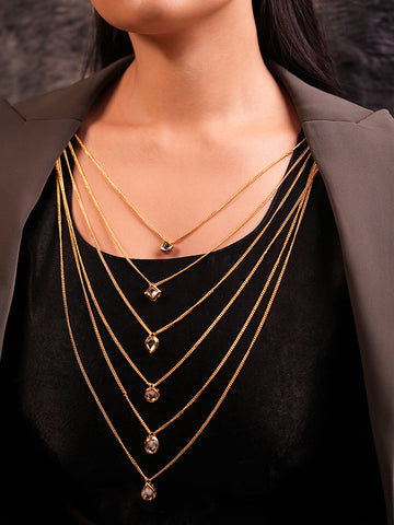 Liana Six-Layered Kundan Statement Necklace