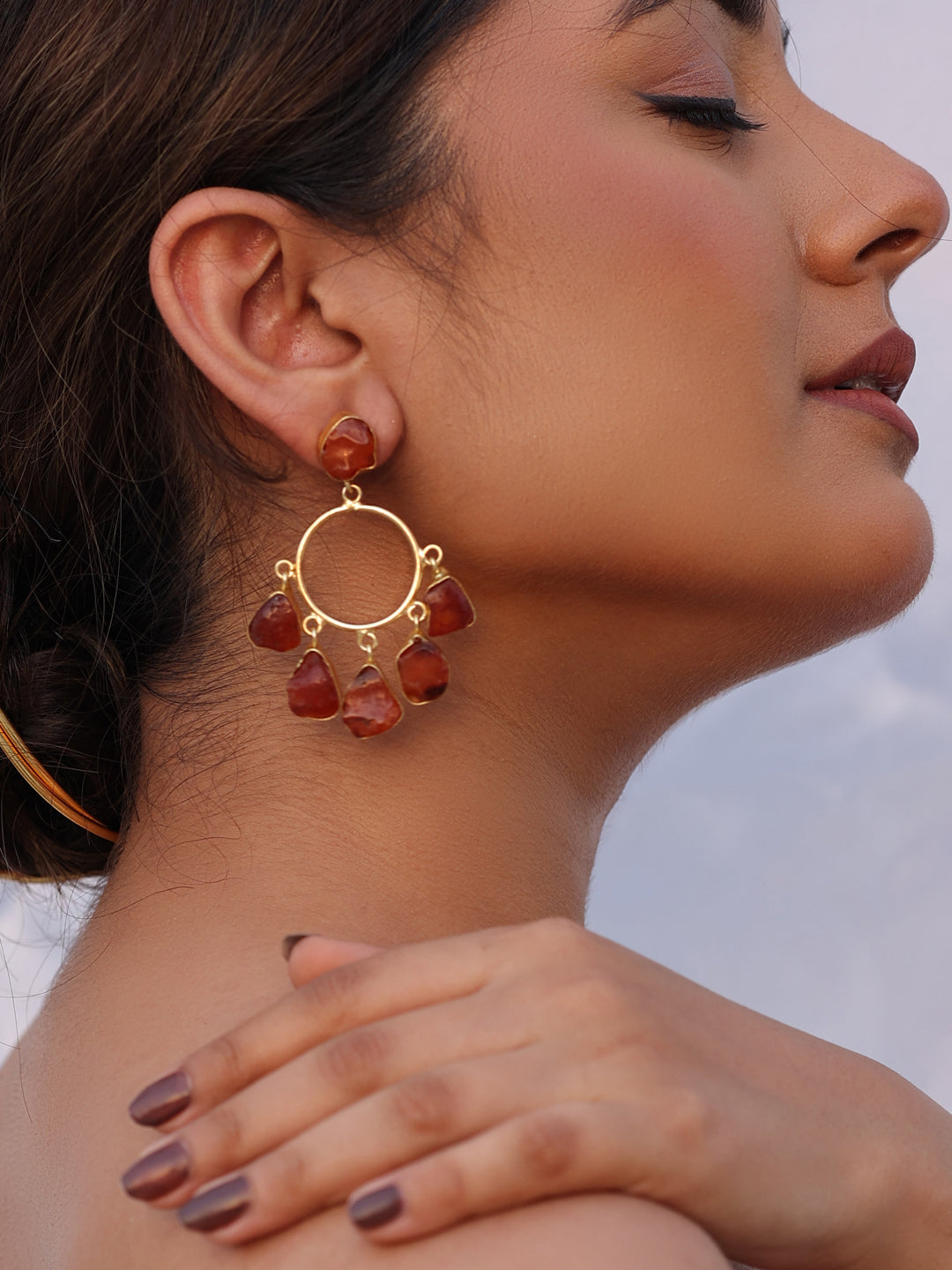 Noir Luxe Dangle Earrings