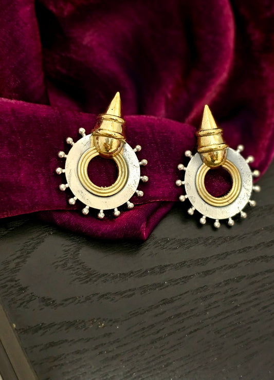 Kiyana Eternal Golden Horizon Dawn Radiance Stud Earrings