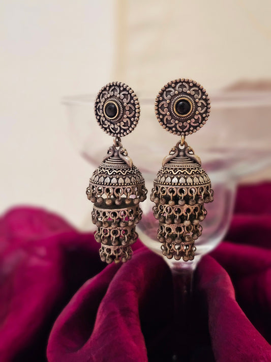 Aarini Eternal Celestial Drop Enchanted Grace Jhumka Earrings