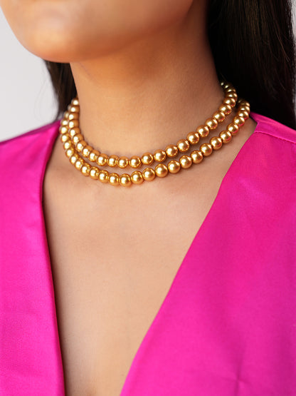 Ziva Aurelia Dual-Strand Pearl Necklace Set