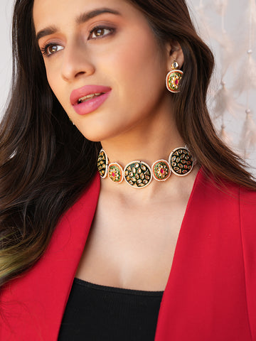 Aanya Hand-Made Kundan Choker Set