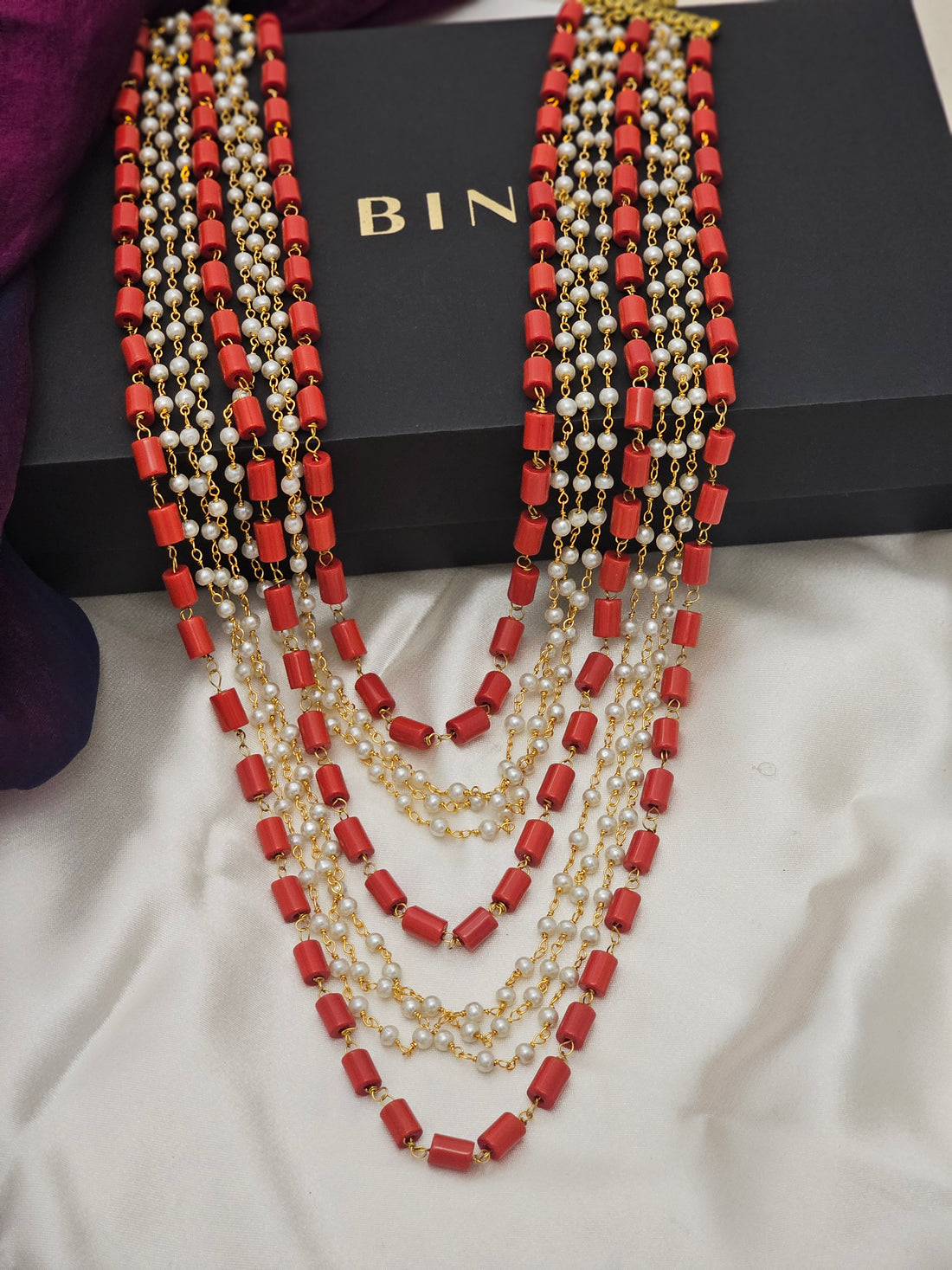 Ruby Charm Layered Necklace