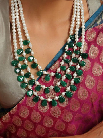 Meadow Frost Pearl Quartz Necklace