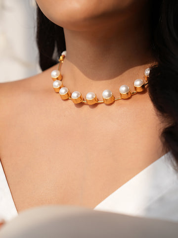 Levana Timeless Classic Pearl Necklace Set