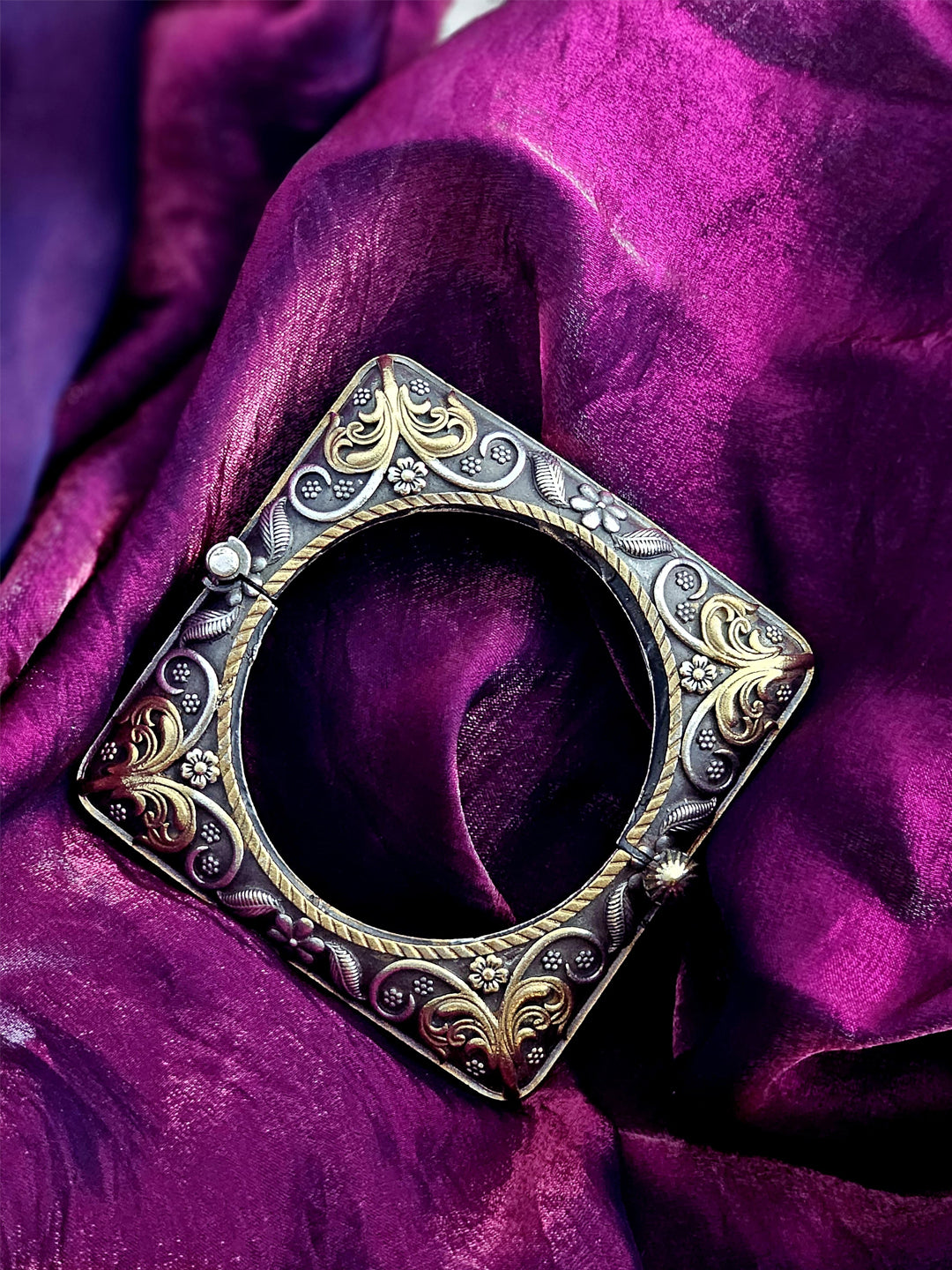 Tanya Twilight Elegance Dual-Tone Bangle