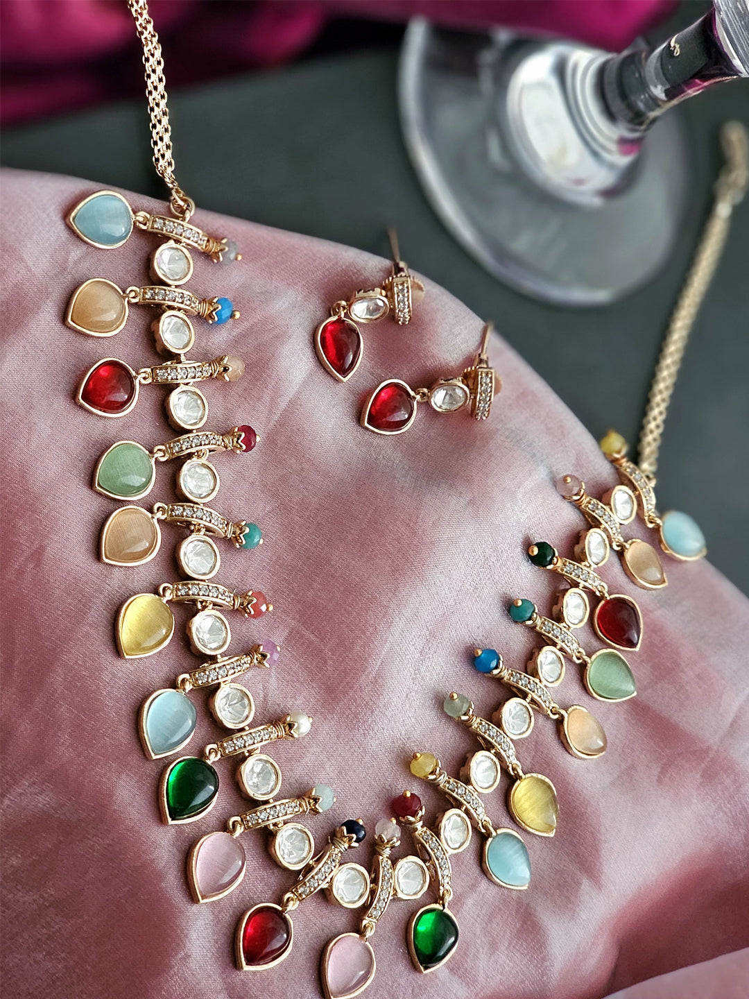 Celestial Glow Mojonight Necklace Set