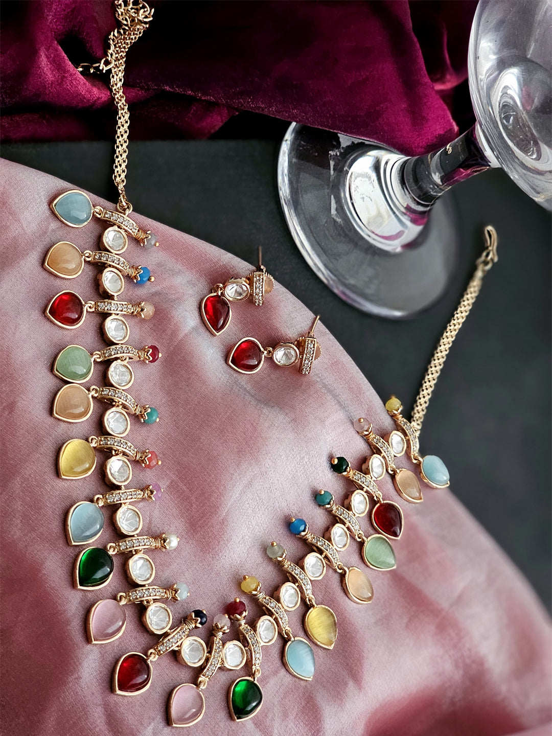 Celestial Glow Mojonight Necklace Set