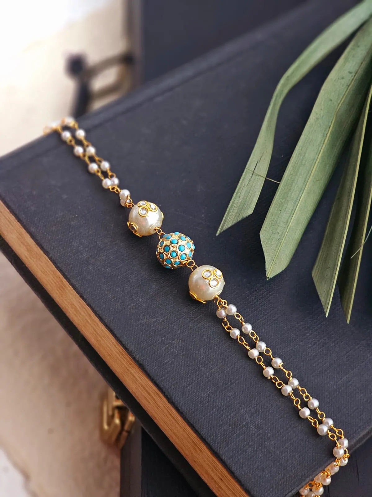 Aarohi Radiant Symphony Moti Elegance Necklace