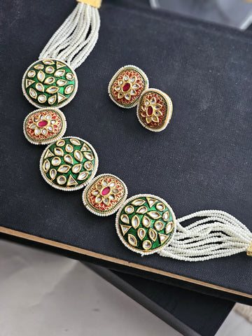 Aanya Handmade Kundan Choker Set