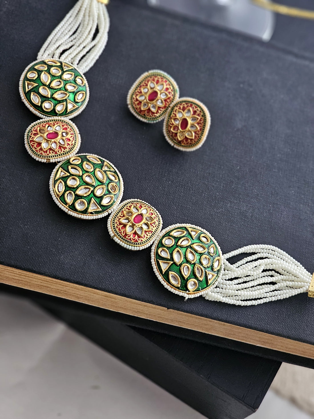 Aanya Handmade Kundan Choker Set