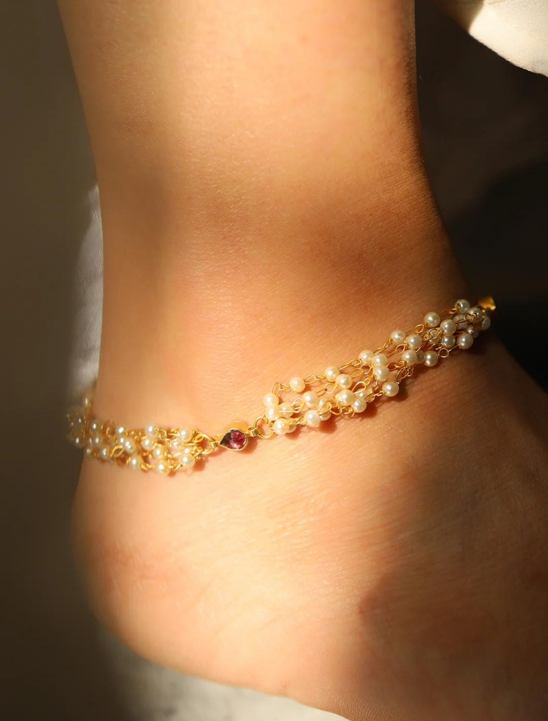 Pearl Auric Anklet