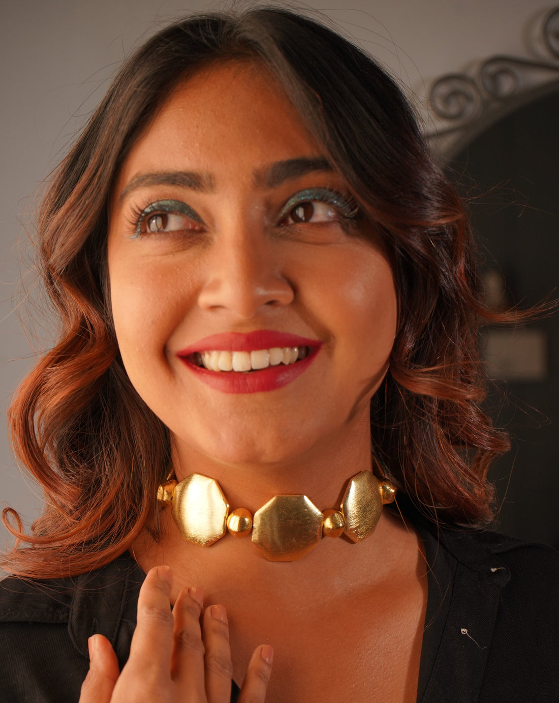 Octavia Stellar Handcrafted Anti-Tarnish Choker Set