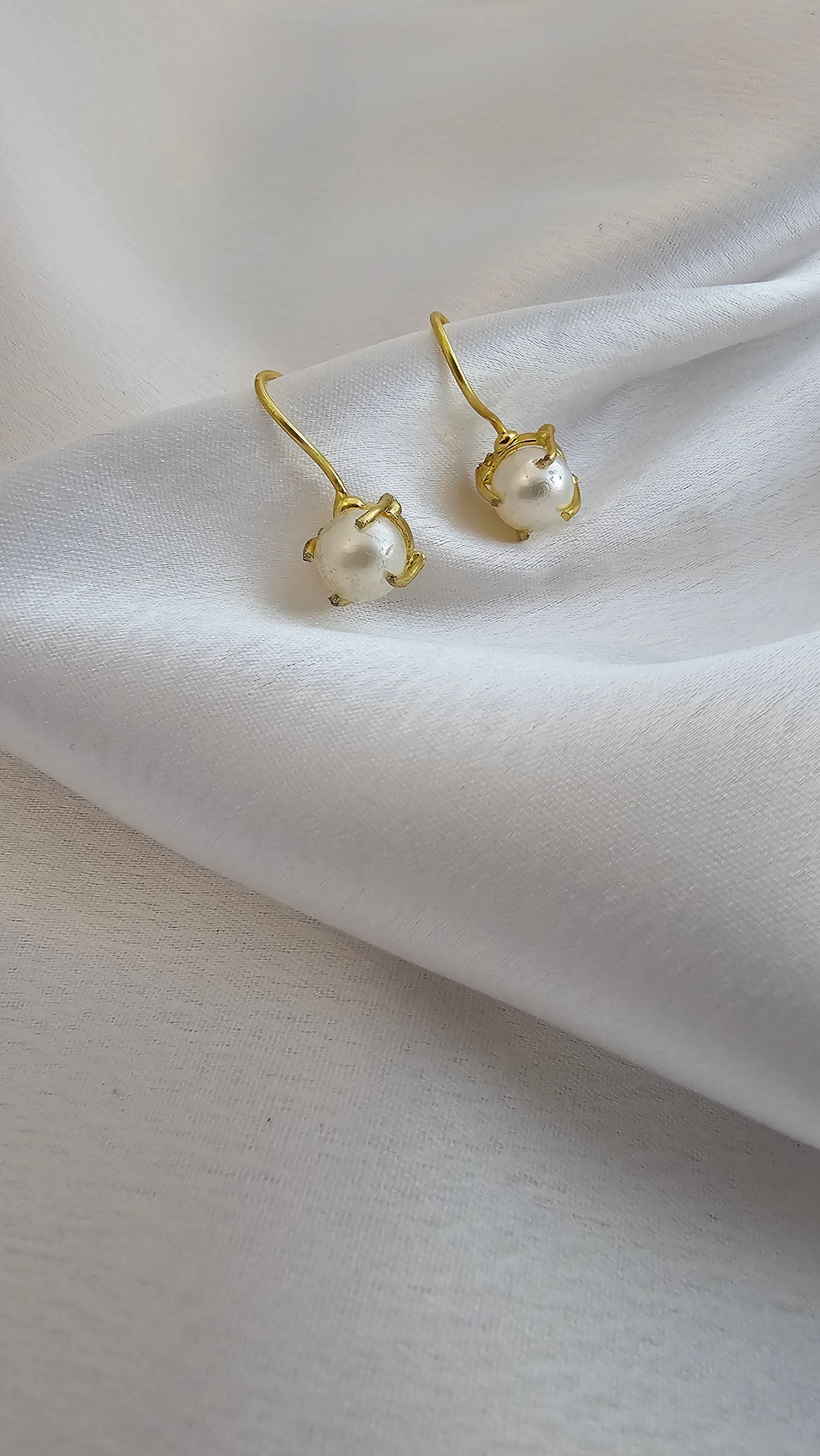 Gold plated earrings