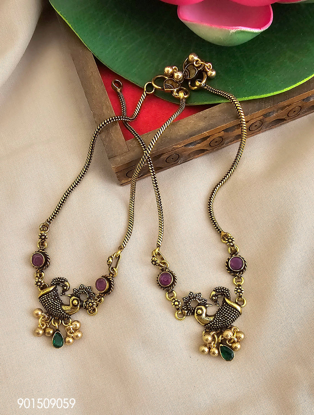 Amara’s Golden Whisper Anklet