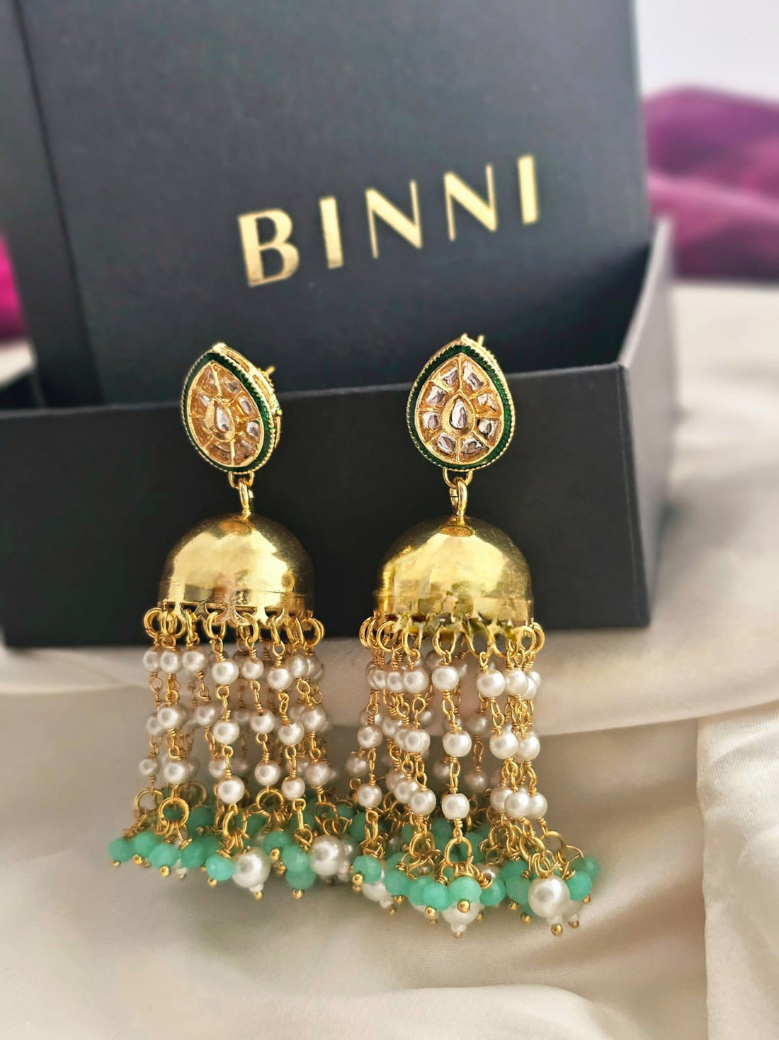 Royal Pearl Jhumka