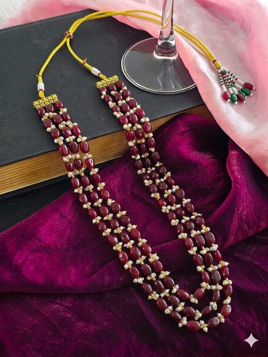 Crimson Dusk Duldul Necklace