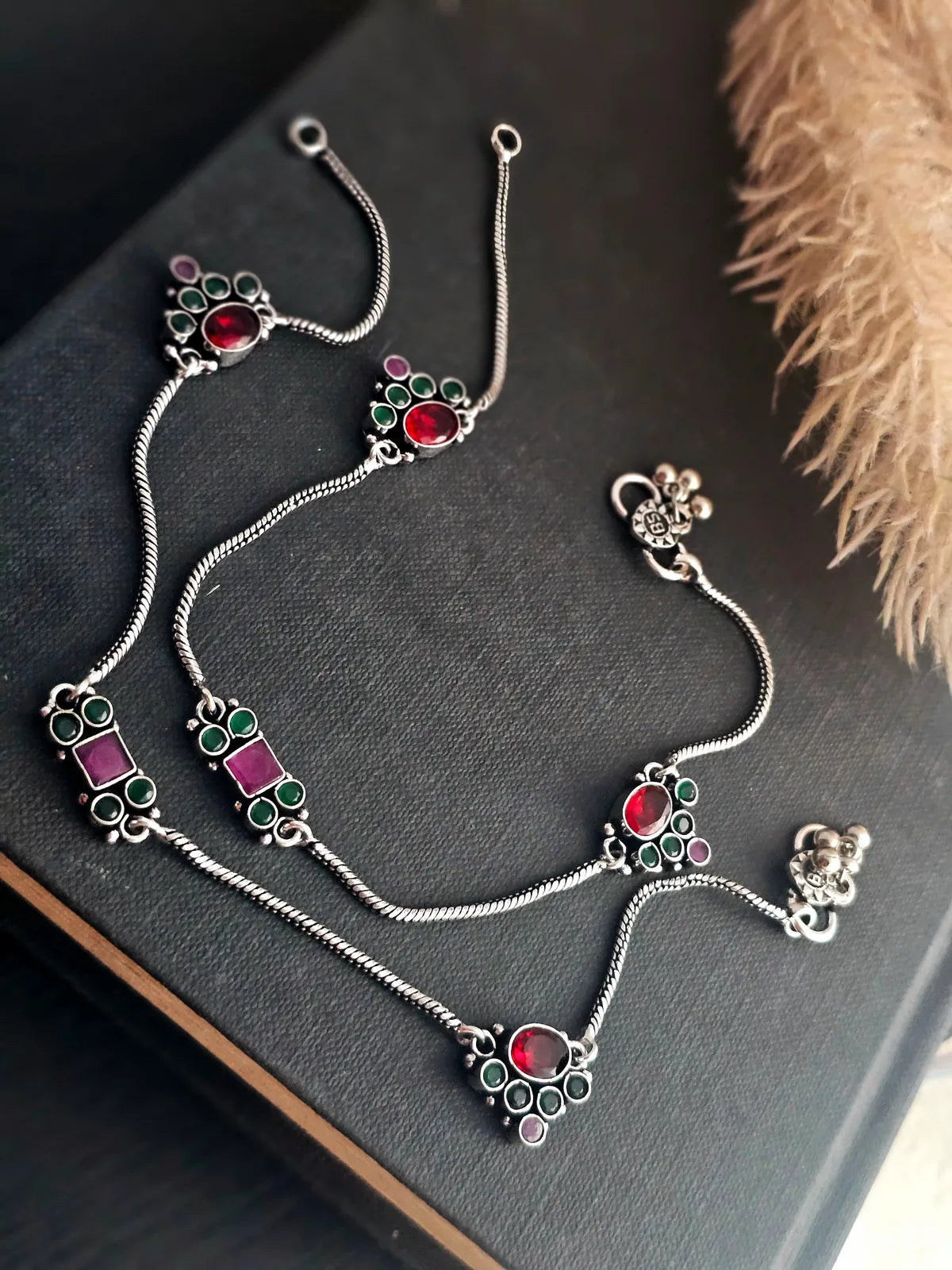 Leela Grace German Silver Anklet