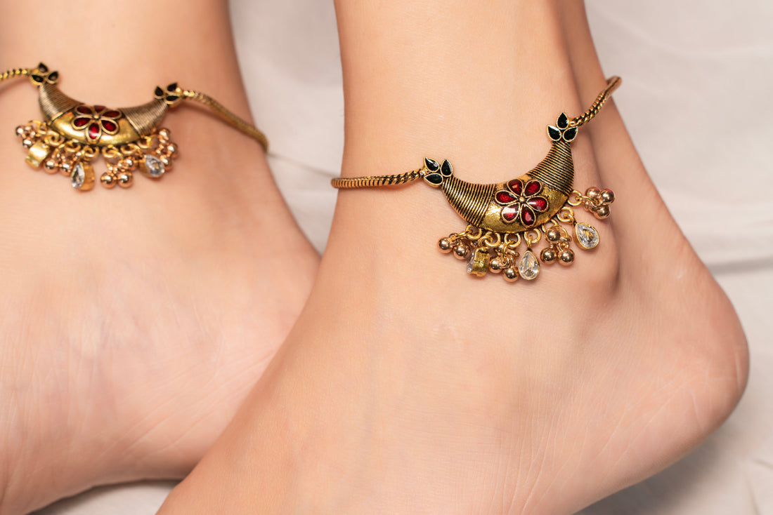 Tara Dewdrop Anklet