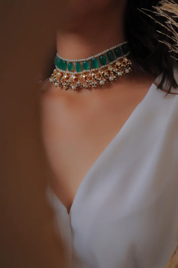 Regal Pachi Quartz Necklace Set