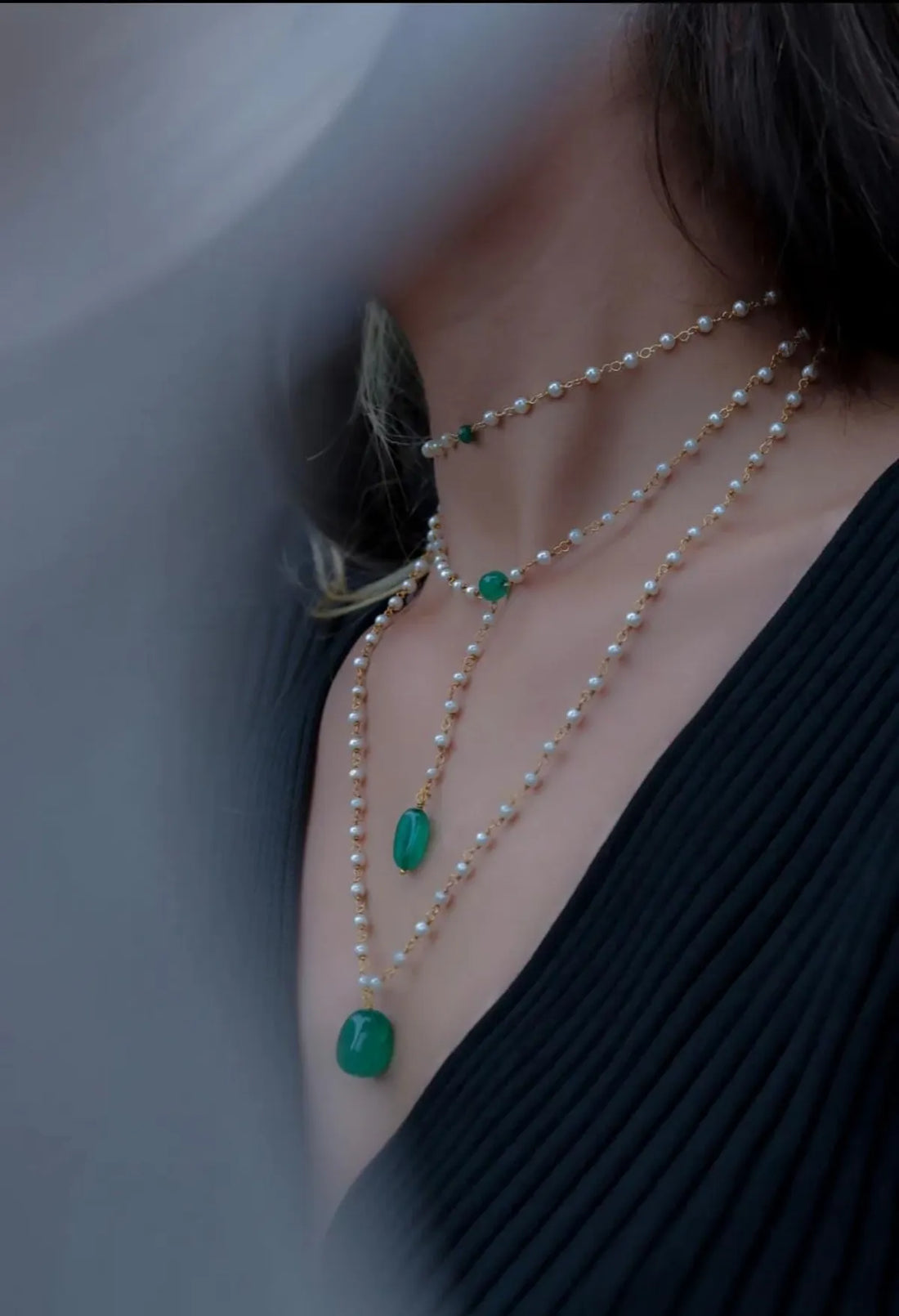 Siyara Timeless Jade Elegance Necklace