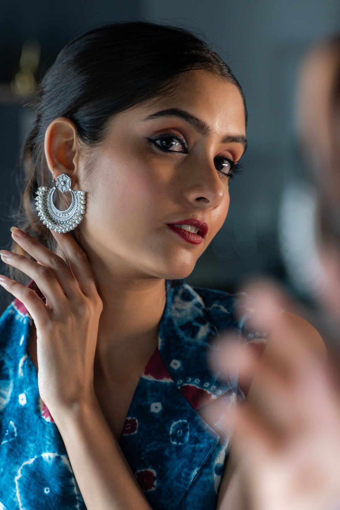 German Silver Earring