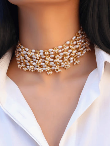 Moonrice Choker Necklace