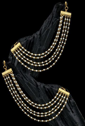 Pearl Harmony Layered Earchain