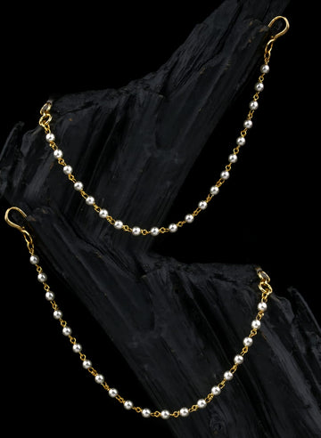 Pearl Strand Charm Earchain