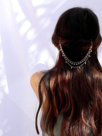 Pearl Veil Hair Chain