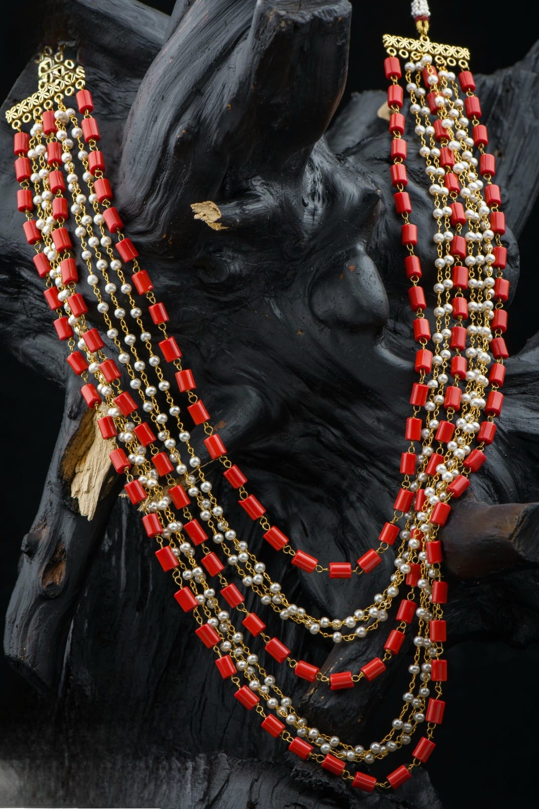 Ruby Charm Layered Necklace