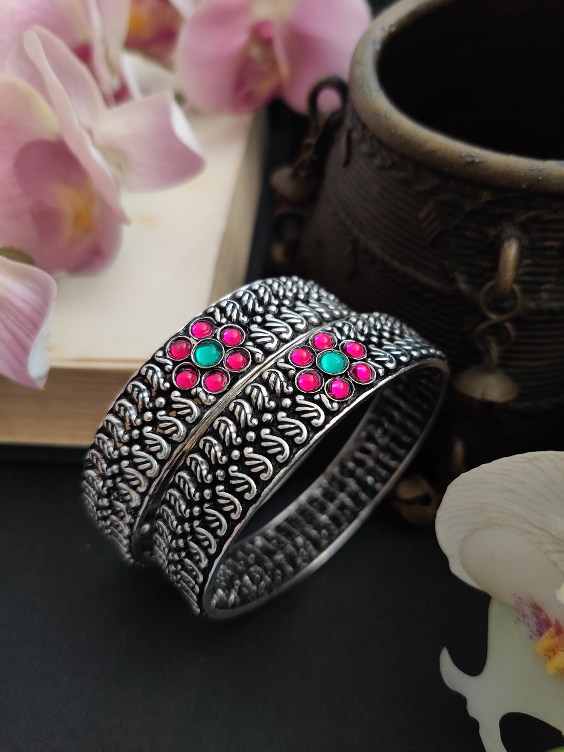 The Stellar Silver Bangle