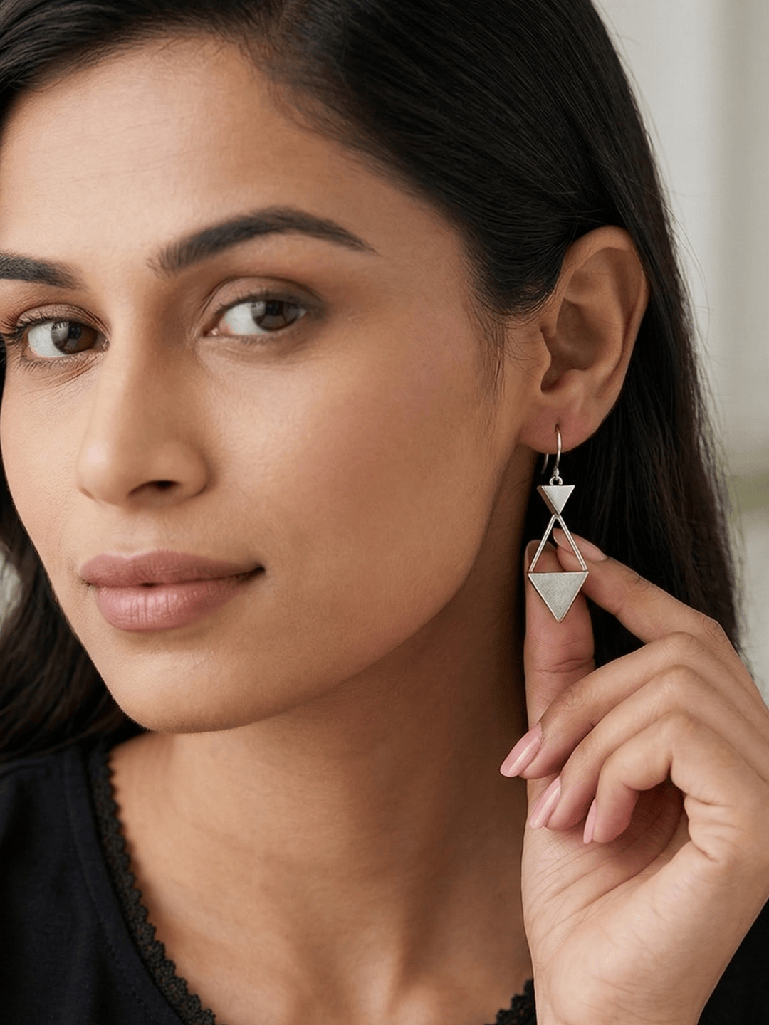 Geometric Drop Earrings