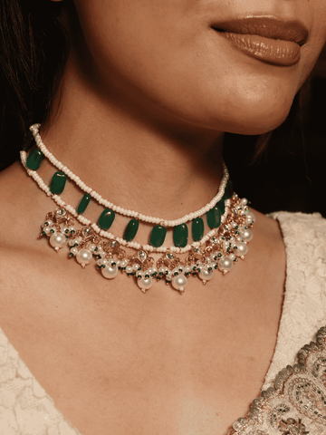 Regal Pachi Quartz Necklace Set